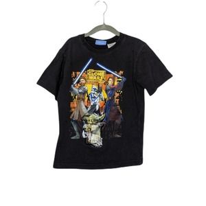 Star Wars Clone War Youth Small 6/7 Tshirt Yoda